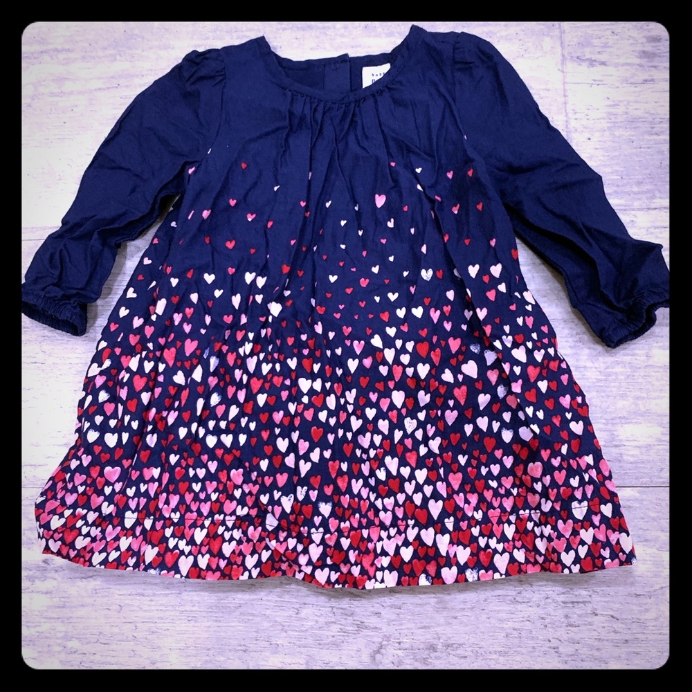 Blue and pink hearts dress